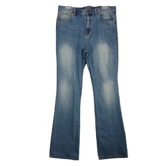 LRL Ralph Lauren Jeans Co Women's 12 Classic Bootcut Leg Stretch Denim 32x33" - Picture 1 of 7